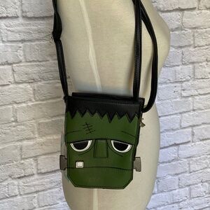 Sleepyville Critters Frankenstein Crossbody bag NWT